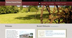 Desktop Screenshot of kubenafuneralhome.com